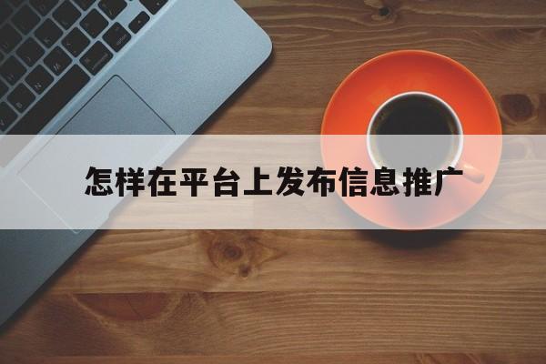 关于怎样在平台上发布信息推广的信息